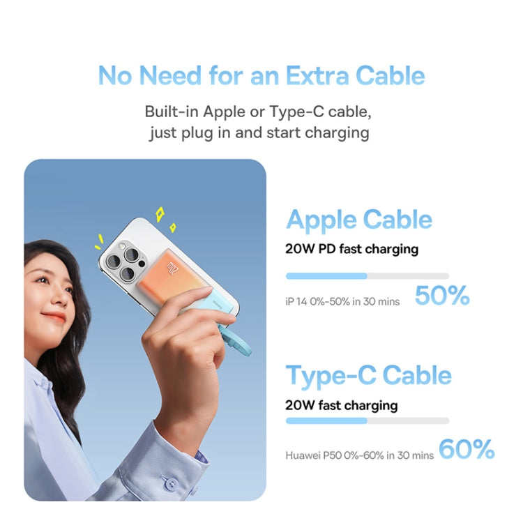 Baseus 5200mAh 20W 8 Pin Edition Popsicle Fast Charging Power Bank