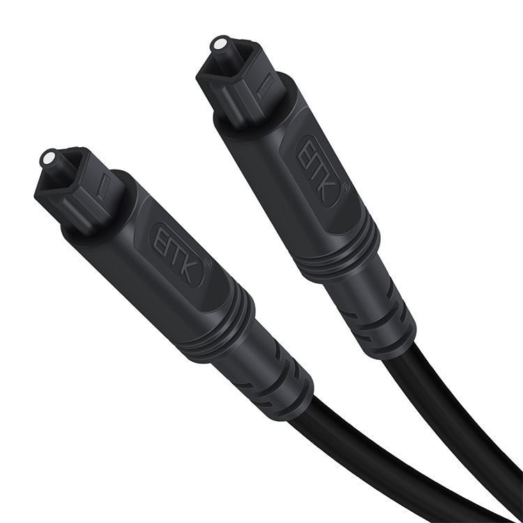 15m EMK OD4.0mm Square Port to Square Port Digital Audio Speaker Optical Fiber Connecting Cable