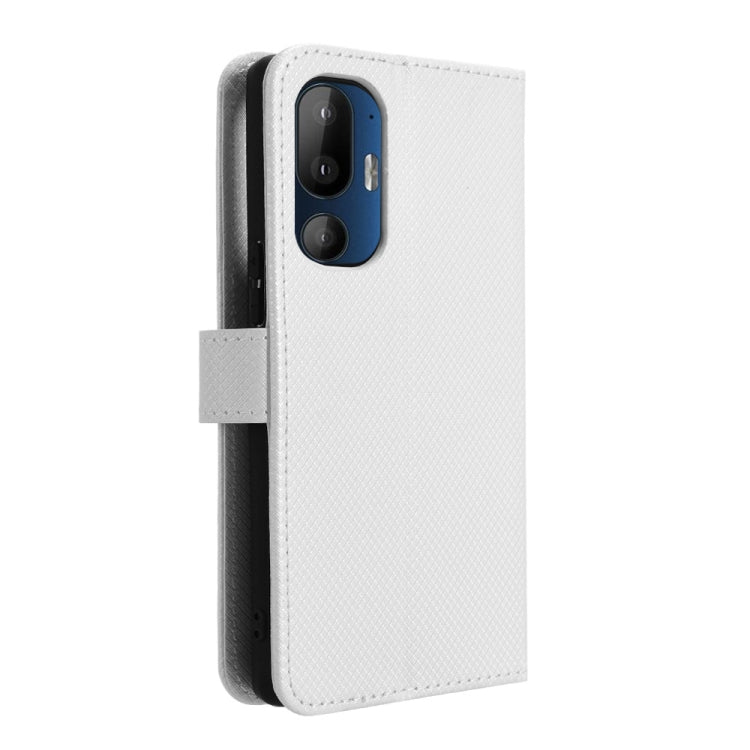 For HTC U24 Pro Diamond Texture Leather Phone Case