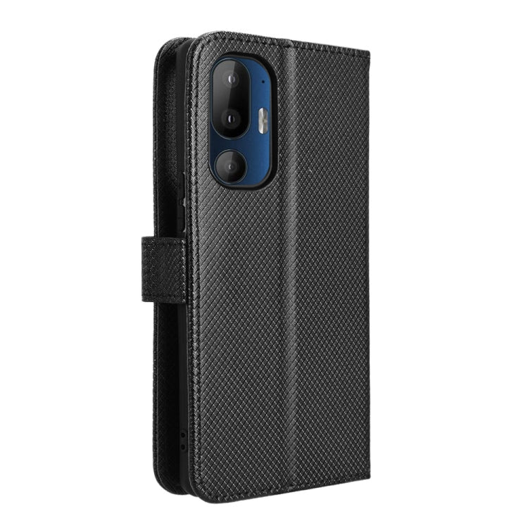 For HTC U24 Pro Diamond Texture Leather Phone Case