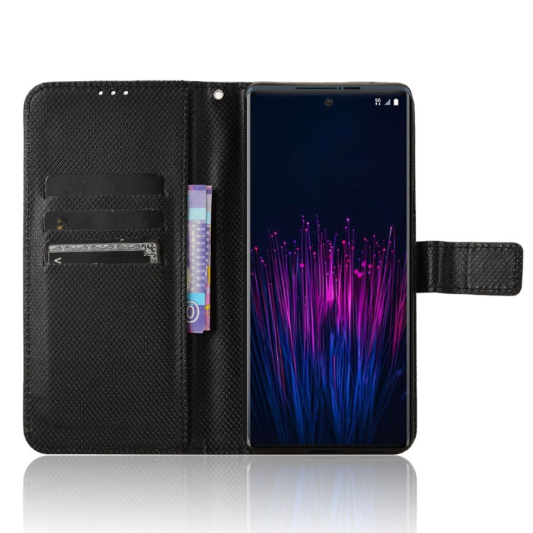 For HTC U24 Pro Diamond Texture Leather Phone Case