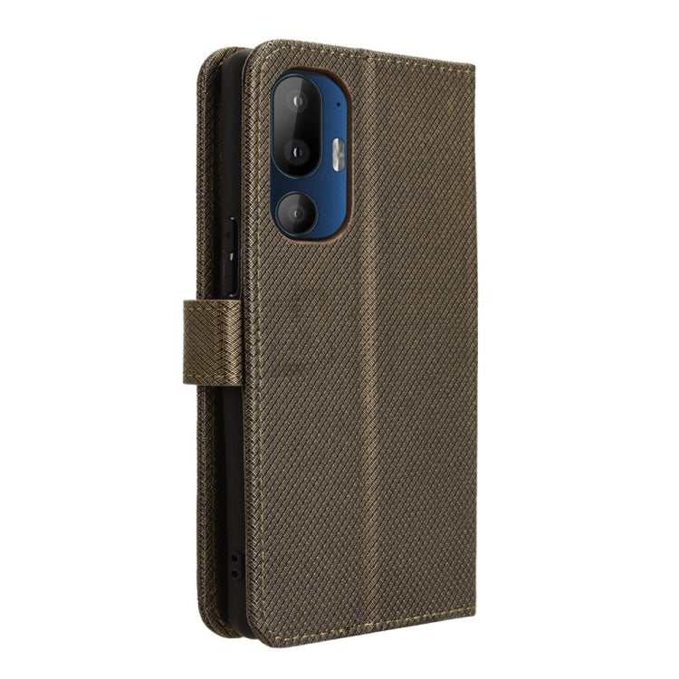 For HTC U24 Pro Diamond Texture Leather Phone Case