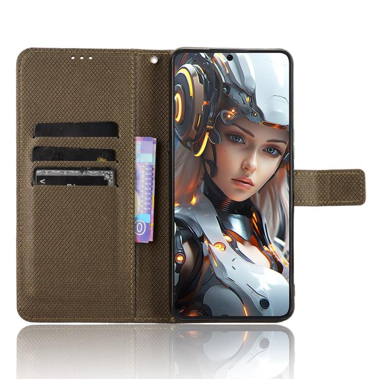 For Cubot Max 5 Diamond Texture Leather Phone Case