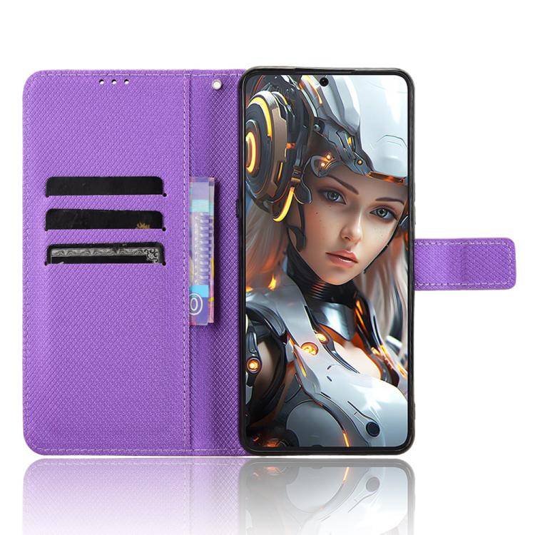 For Cubot Max 5 Diamond Texture Leather Phone Case