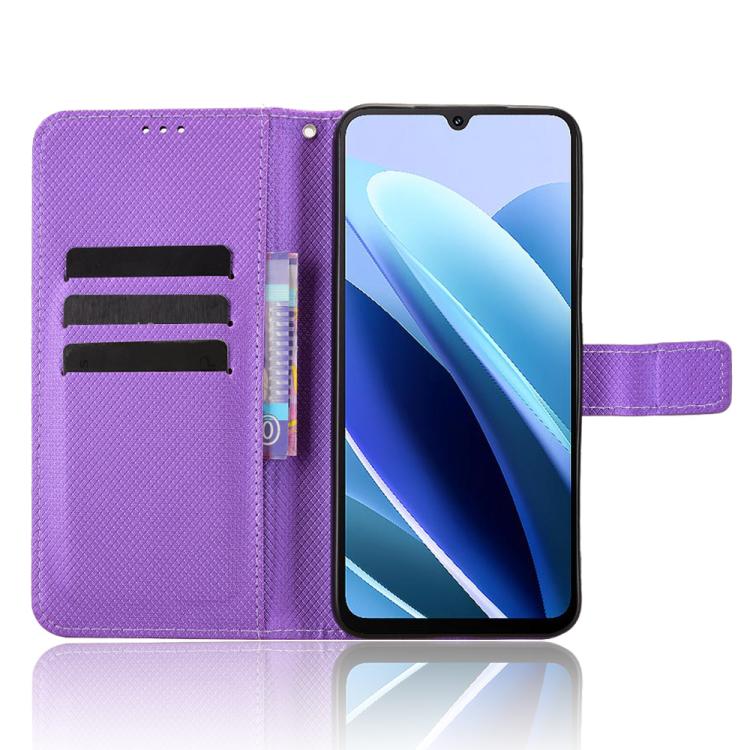 For Cubot A40 Diamond Texture Leather Phone Case