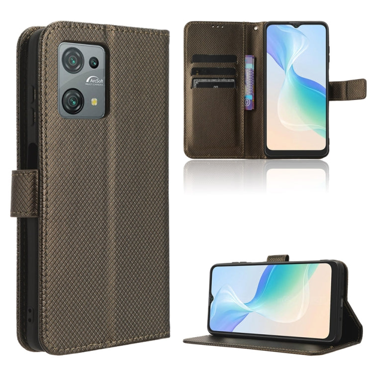 For Blackview Oscal C30 / C30 Pro Diamond Texture Leather Phone Case