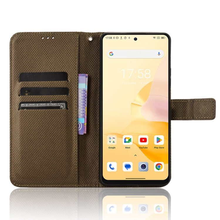 For Blackview Shark 8 / Oscal Tiger 12 Diamond Texture Leather Phone Case