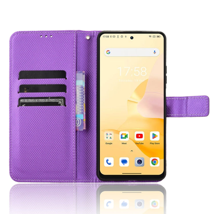 For Blackview Shark 8 / Oscal Tiger 12 Diamond Texture Leather Phone Case
