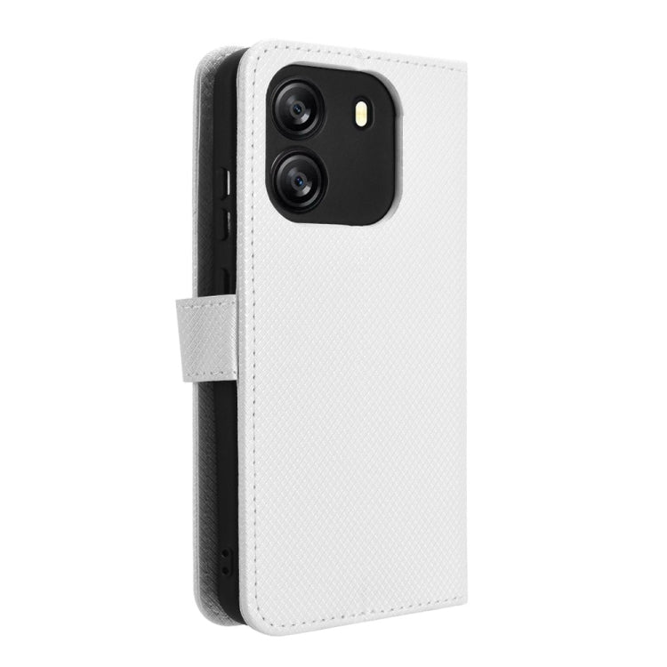 For Blackview Wave 6C Diamond Texture Leather Phone Case
