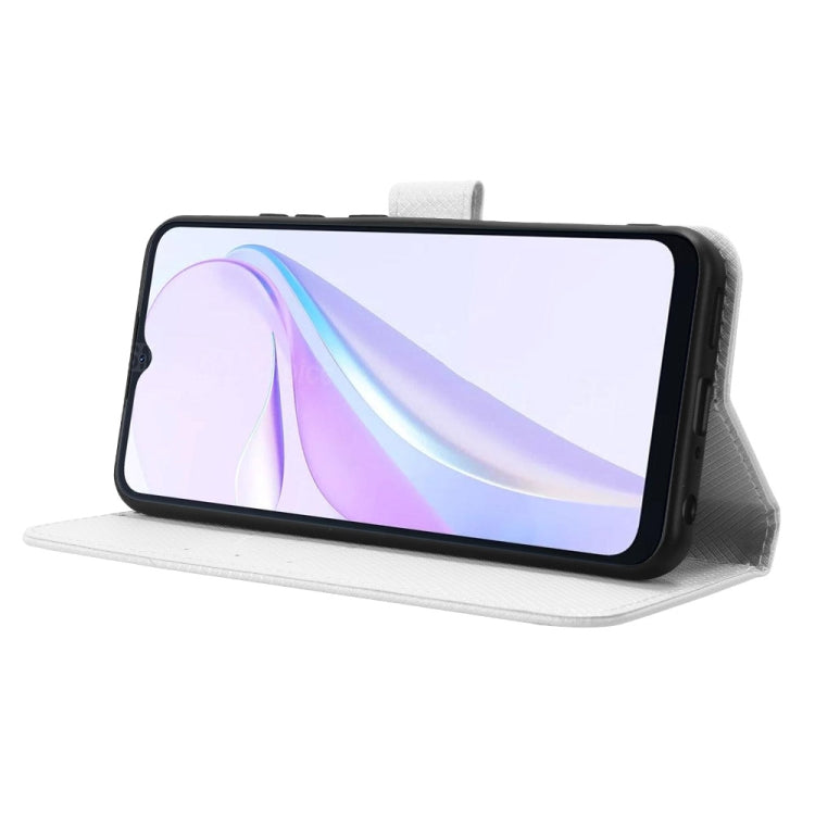 For Blackview Wave 6C Diamond Texture Leather Phone Case