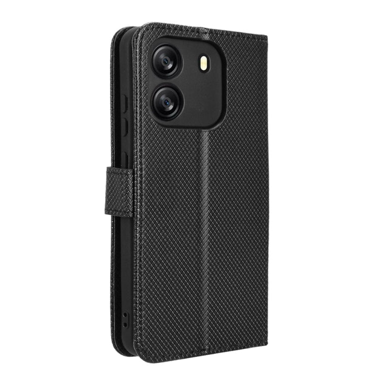 For Blackview Wave 6C Diamond Texture Leather Phone Case