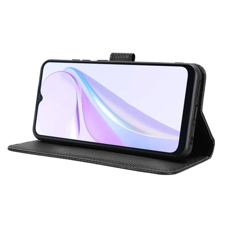 For Blackview Wave 6C Diamond Texture Leather Phone Case
