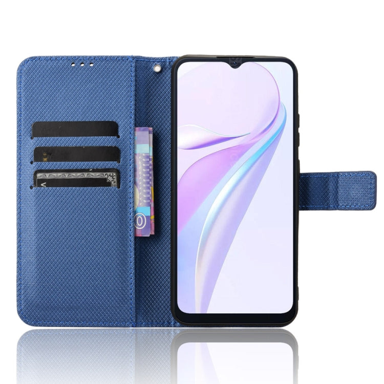 For Blackview Wave 6C Diamond Texture Leather Phone Case