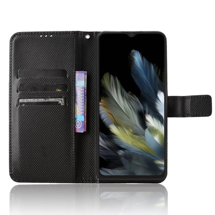 For Blackview Wave 8 / 8C / Oscal Flat 2 Diamond Texture Leather Phone Case