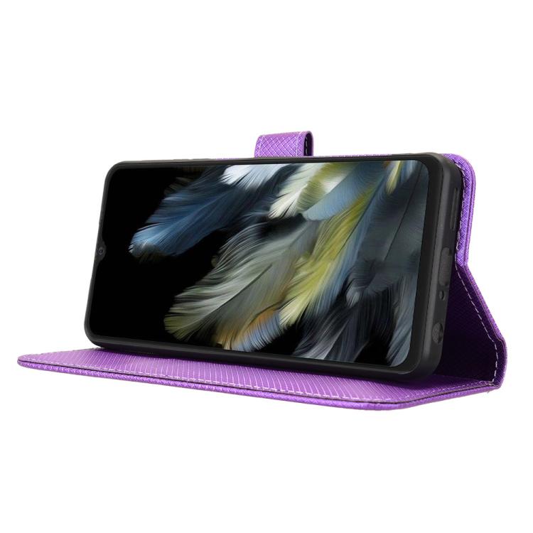 For Blackview Wave 8 / 8C / Oscal Flat 2 Diamond Texture Leather Phone Case