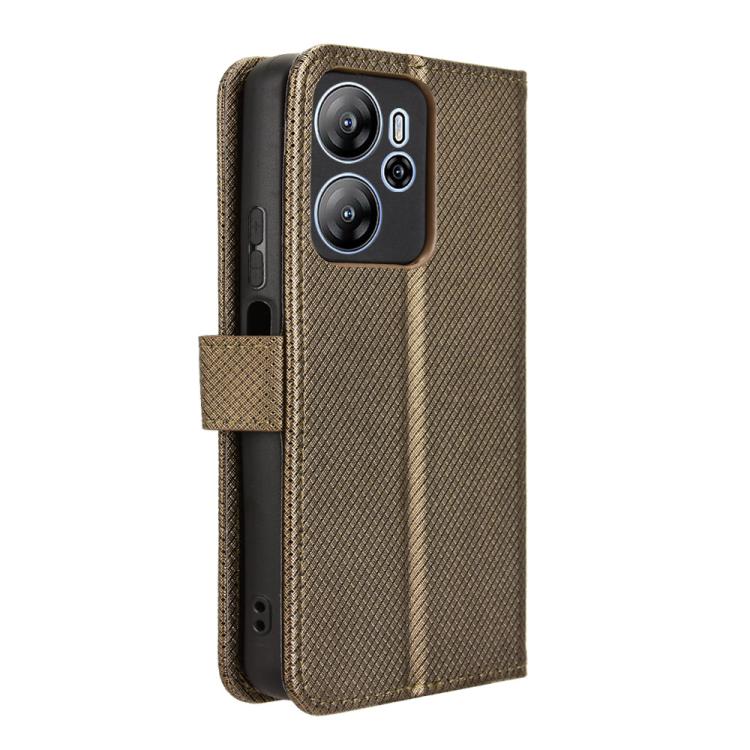 For Blackview Oscal Tiger 13 Diamond Texture Leather Phone Case