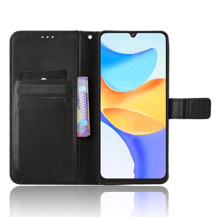 For Blackview SHARK 6 Diamond Texture Leather Phone Case