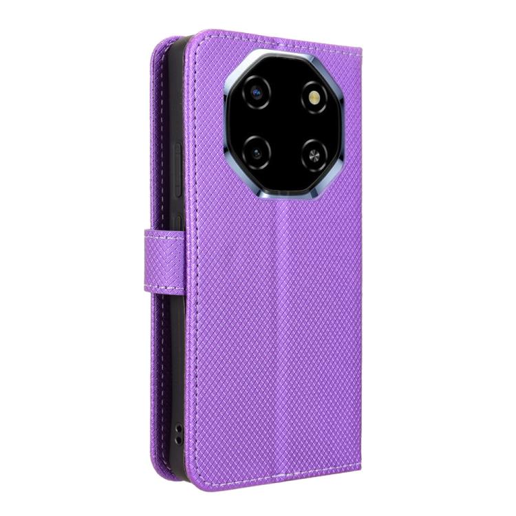 For Blackview SHARK 6 Diamond Texture Leather Phone Case