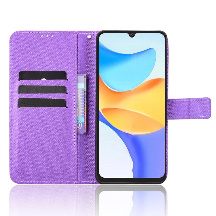 For Blackview SHARK 6 Diamond Texture Leather Phone Case