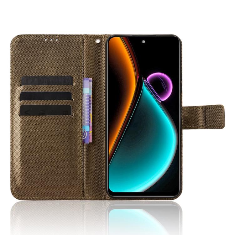 For Blackview COLOR 6 Diamond Texture Leather Phone Case