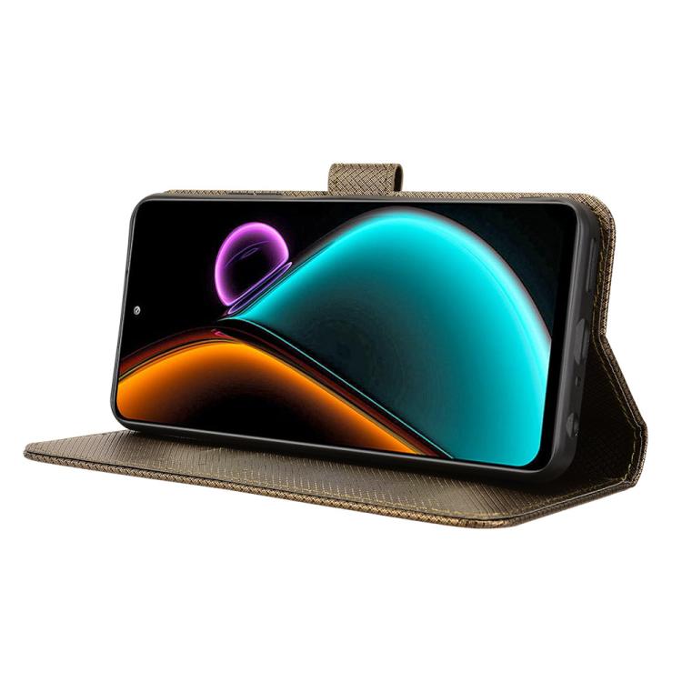 For Blackview COLOR 6 Diamond Texture Leather Phone Case