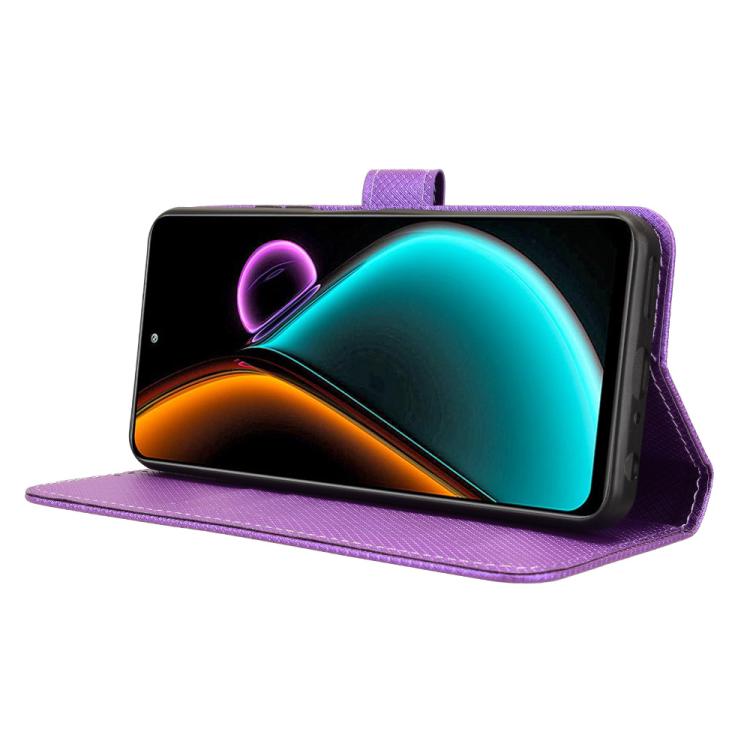 For Blackview COLOR 6 Diamond Texture Leather Phone Case