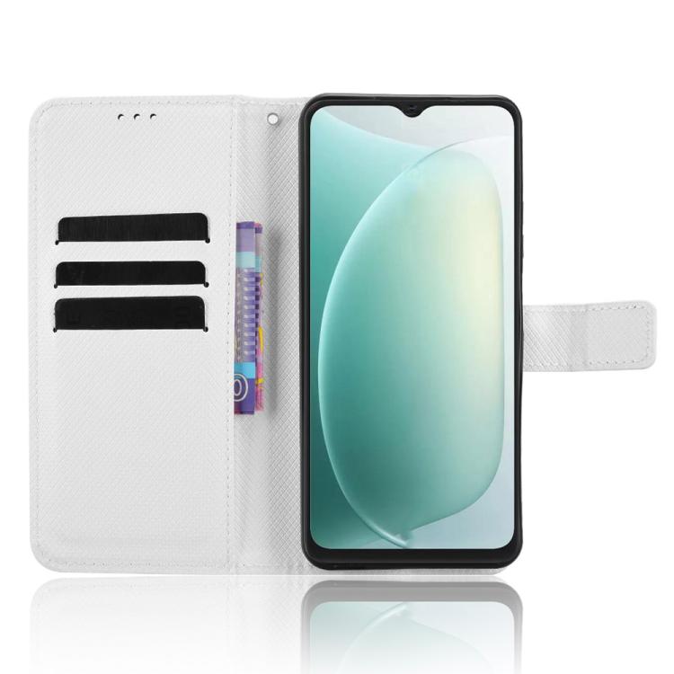 For Blackview Wave 9C Diamond Texture Leather Phone Case