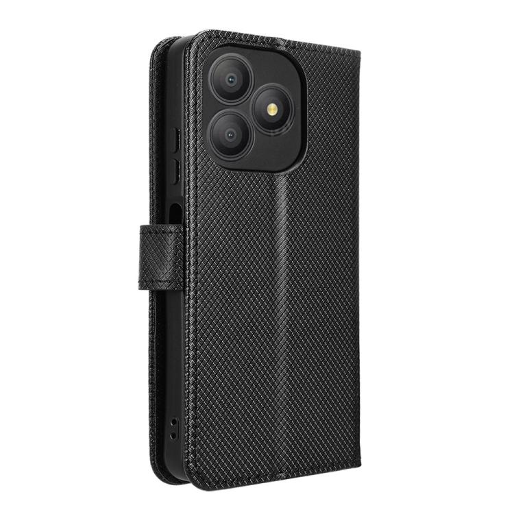 For Blackview Wave 9C Diamond Texture Leather Phone Case