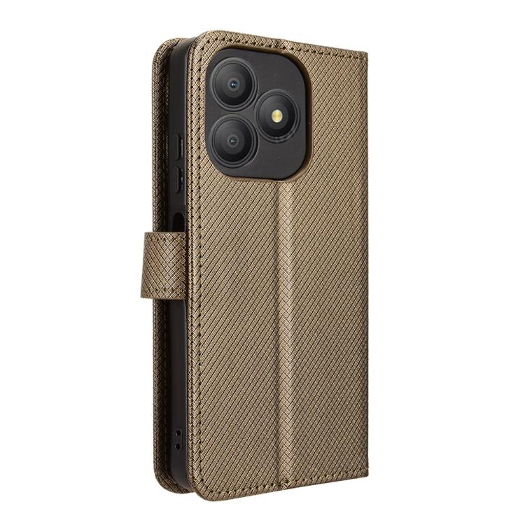 For Blackview Wave 9C Diamond Texture Leather Phone Case