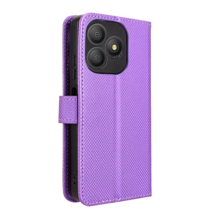 For Blackview Wave 9C Diamond Texture Leather Phone Case