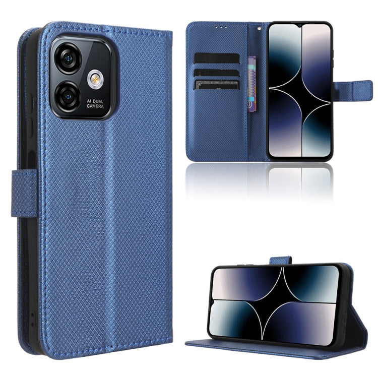For Ulefone Note 16 Pro Diamond Texture Leather Phone Case