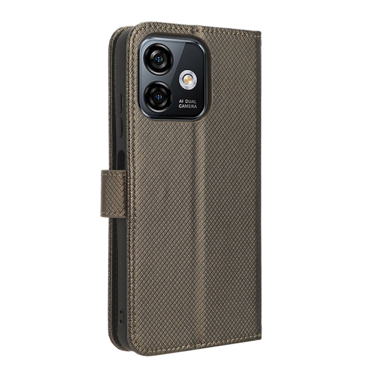 For Ulefone Note 16 Pro Diamond Texture Leather Phone Case