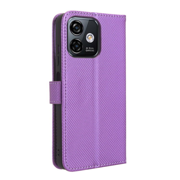 For Ulefone Note 16 Pro Diamond Texture Leather Phone Case