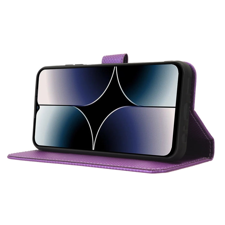 For Ulefone Note 16 Pro Diamond Texture Leather Phone Case