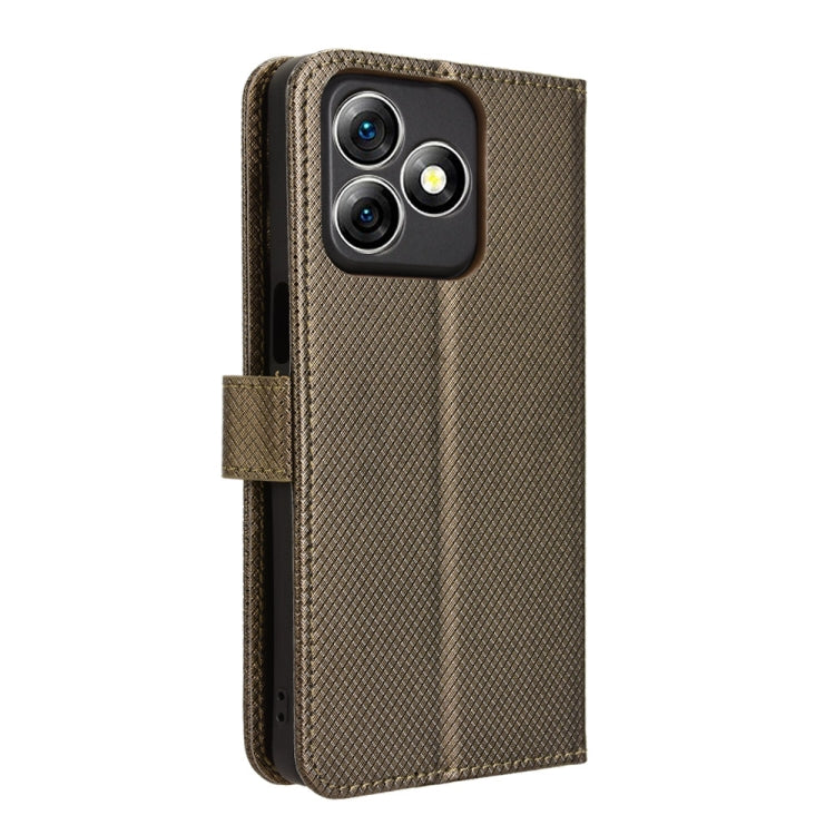 For Ulefone Note 18 Ultra Diamond Texture Leather Phone Case
