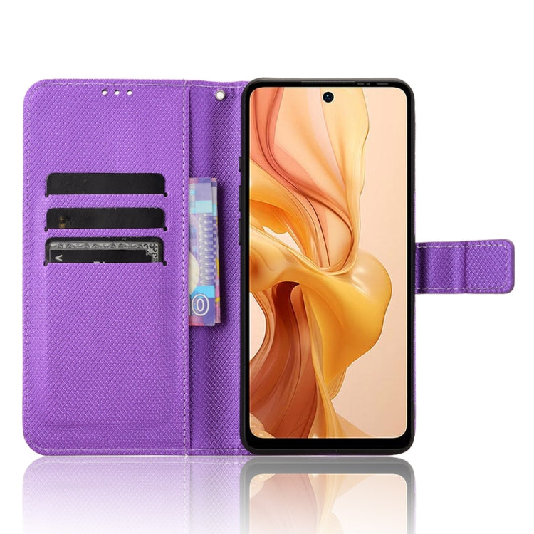 For Ulefone Note 18 Ultra Diamond Texture Leather Phone Case