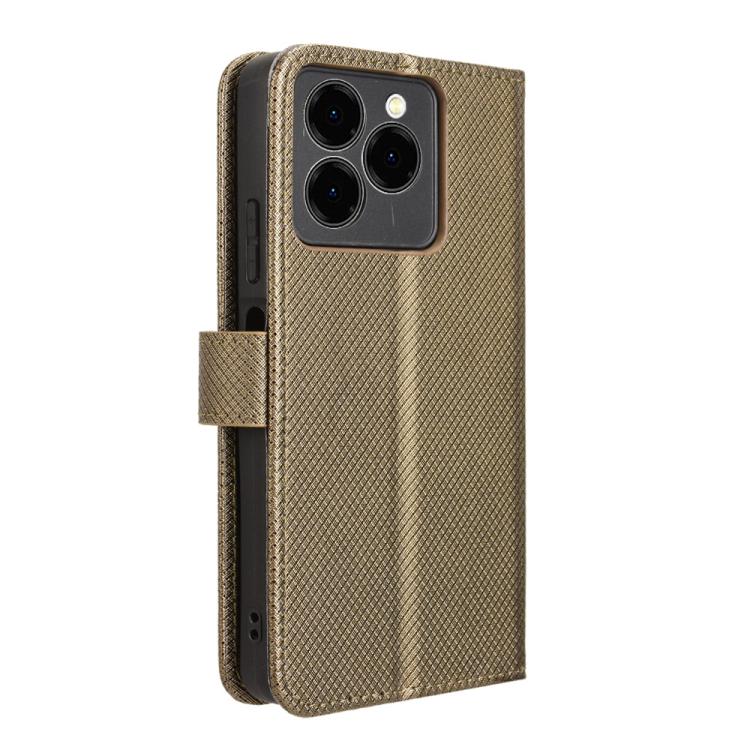For Ulefone Note 20 Pro Diamond Texture Leather Phone Case