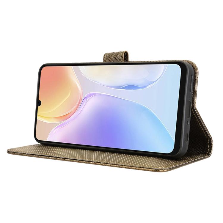 For Ulefone Note 20 Pro Diamond Texture Leather Phone Case