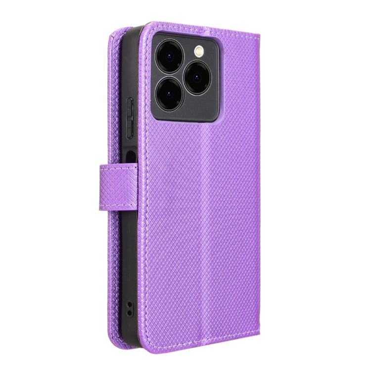 For Ulefone Note 20 Pro Diamond Texture Leather Phone Case
