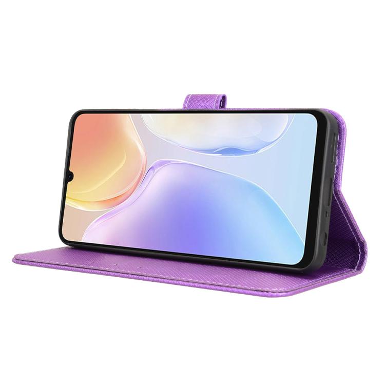 For Ulefone Note 20 Pro Diamond Texture Leather Phone Case