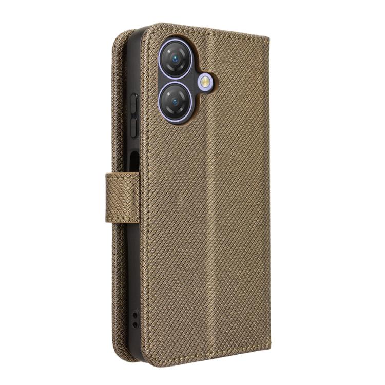 For Ulefone Note 21 Diamond Texture Leather Phone Case