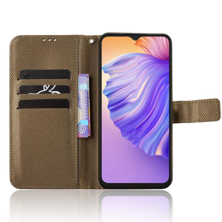 For Ulefone Note 21 Diamond Texture Leather Phone Case