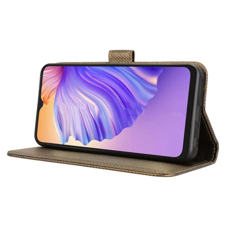 For Ulefone Note 21 Diamond Texture Leather Phone Case