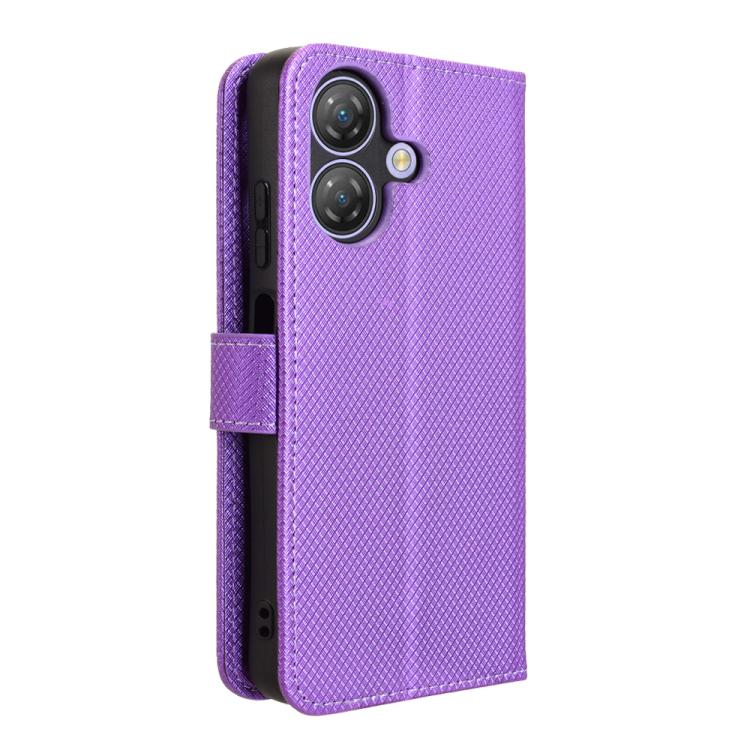 For Ulefone Note 21 Diamond Texture Leather Phone Case