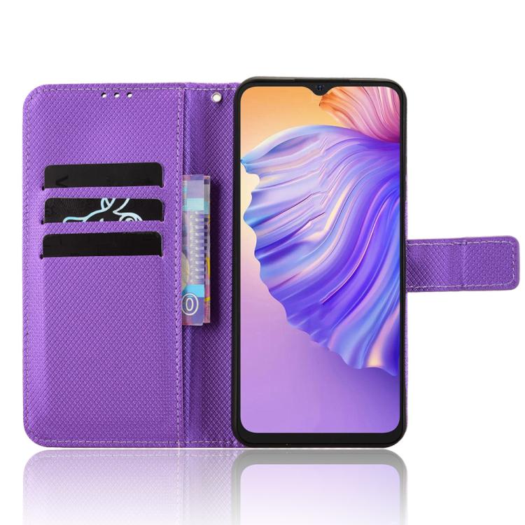 For Ulefone Note 21 Diamond Texture Leather Phone Case