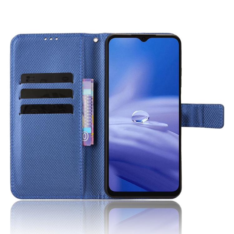 For Ulefone Note 19 Diamond Texture Leather Phone Case