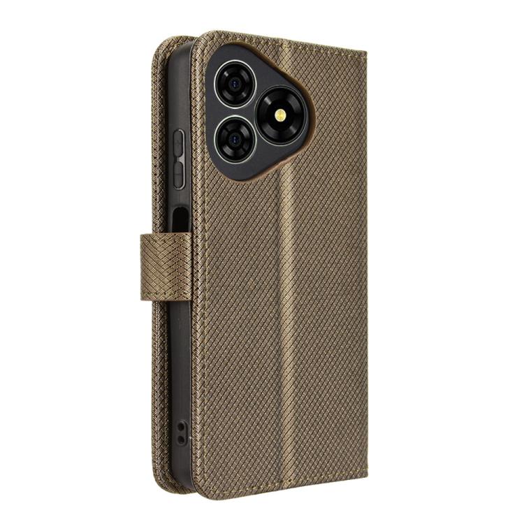 For Ulefone Note 19 Diamond Texture Leather Phone Case