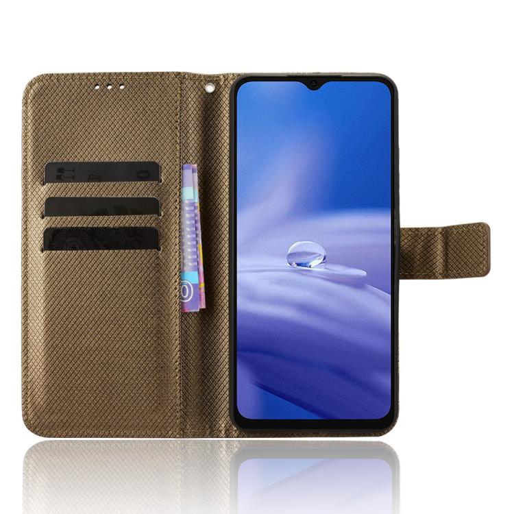 For Ulefone Note 19 Diamond Texture Leather Phone Case