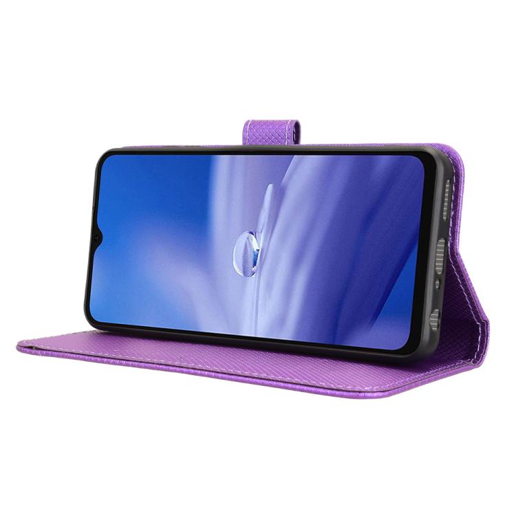 For Ulefone Note 19 Diamond Texture Leather Phone Case