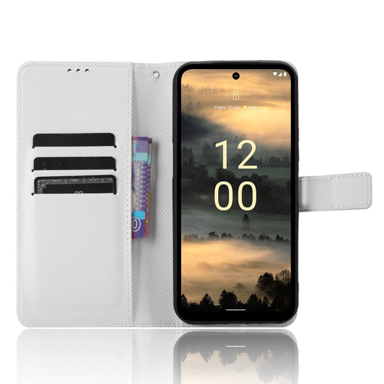 For Nokia XR21 Diamond Texture Leather Phone Case